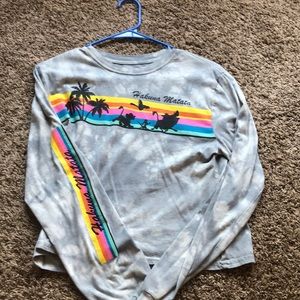 A Hakuna Matata long sleeve crop top